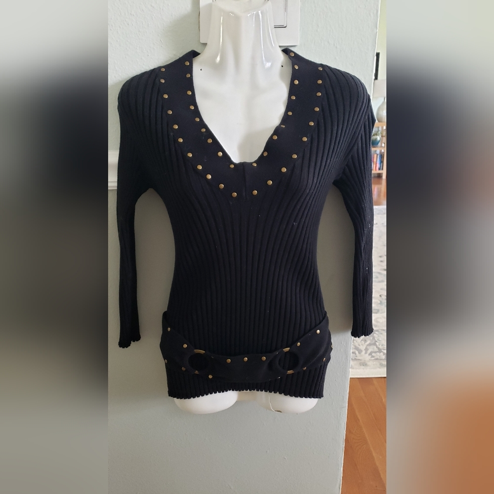 Belted Sweater
